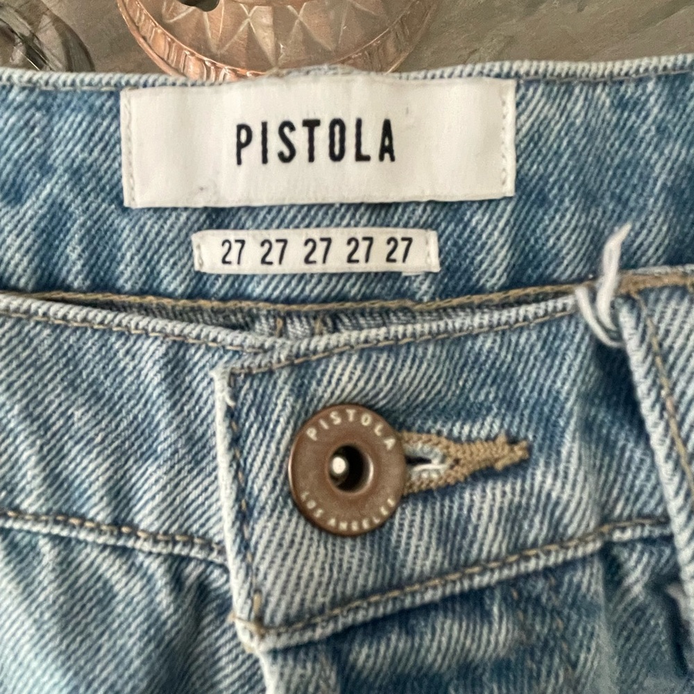 Women’s Pistola distressed jeans light wash size 27 - Picture 3 of 7